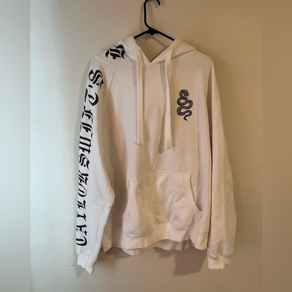 Taylor Swift Reputation White Hoodie